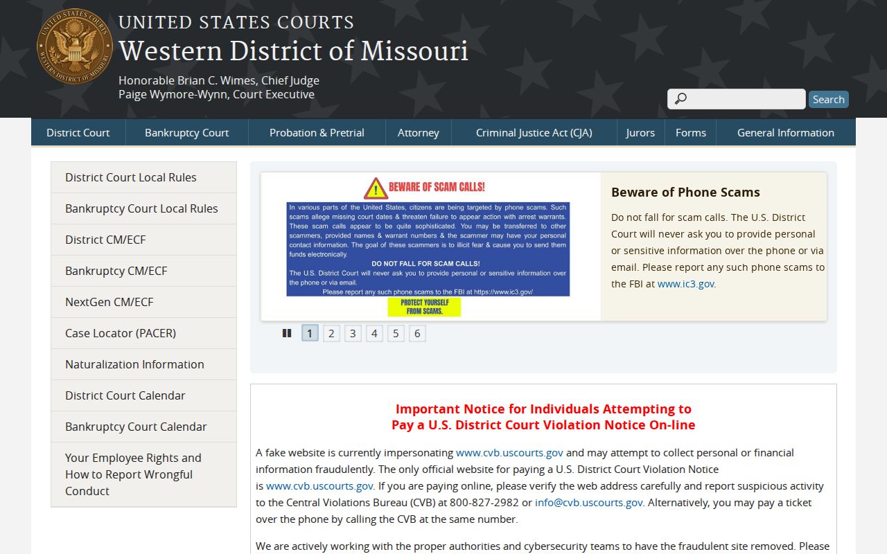 Christian County criminal docket federal court boundary reference