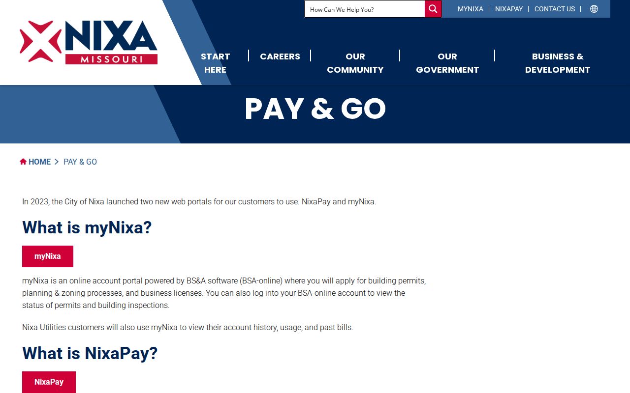Nixa court-docket NixaPay municipal ticket payment portal